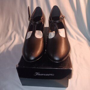 1Theatricals 2" Character Shoes. T-Strap. Black. Size 9. New.